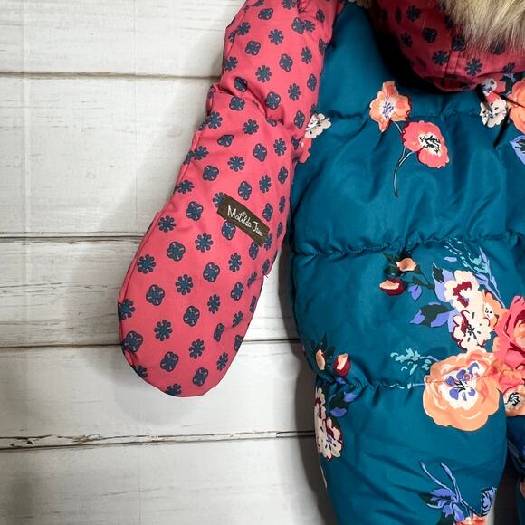 Matilda Jane Snowsuit Floral Blue Pink Size 6-12 months - Picture 8 of 8